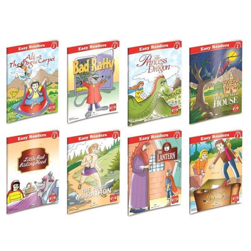 Easy Readers Level 1 - İngilizce Hikayeler 8'li Set Easy Readers Level 1 - İngilizce Hikayeler 8'li Set
