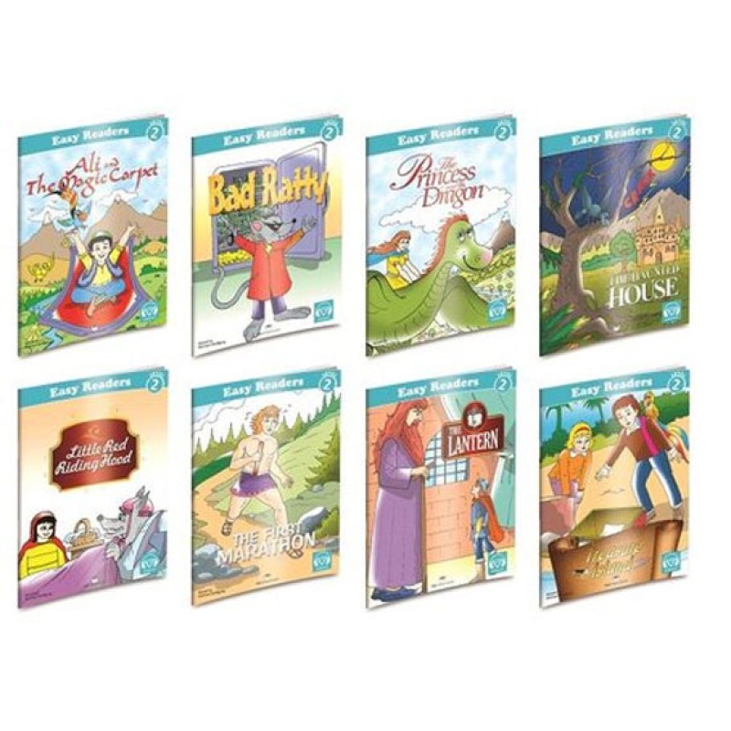 Easy Readers Level 2 İngilizce Hikayeler - 8 Kitap Takım Easy Readers Level 2 İngilizce Hikayeler - 8 Kitap Takım