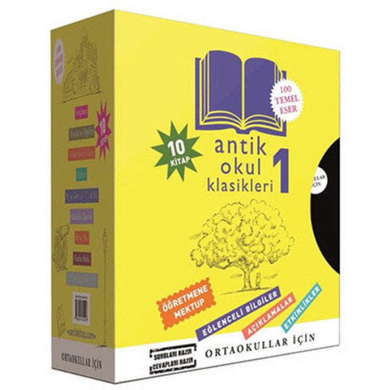 Antik Okul Klasikleri Set 1 - 10 Kitap Takım Antik Okul Klasikleri Set 1 - 10 Kitap Takım