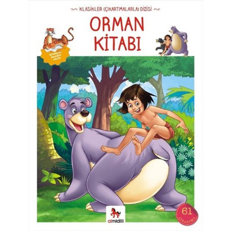 Orman Kitabı - Klasikler Çıkartmalarla Dizisi Orman Kitabı - Klasikler Çıkartmalarla Dizisi