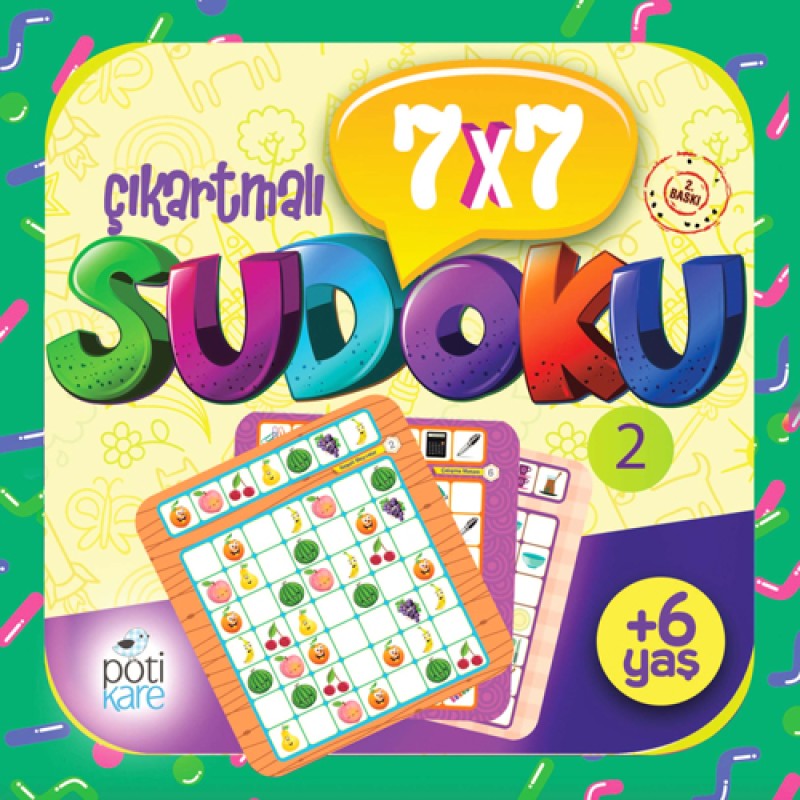 7X7 Çıkartmalı Sudoku - 2 7X7 Çıkartmalı Sudoku - 2