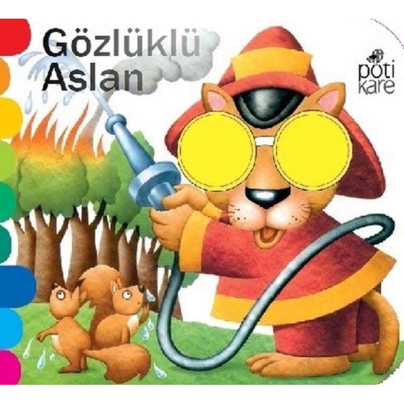 Gözlüklü Aslan - Delikli Kitaplar Serisi Gözlüklü Aslan - Delikli Kitaplar Serisi