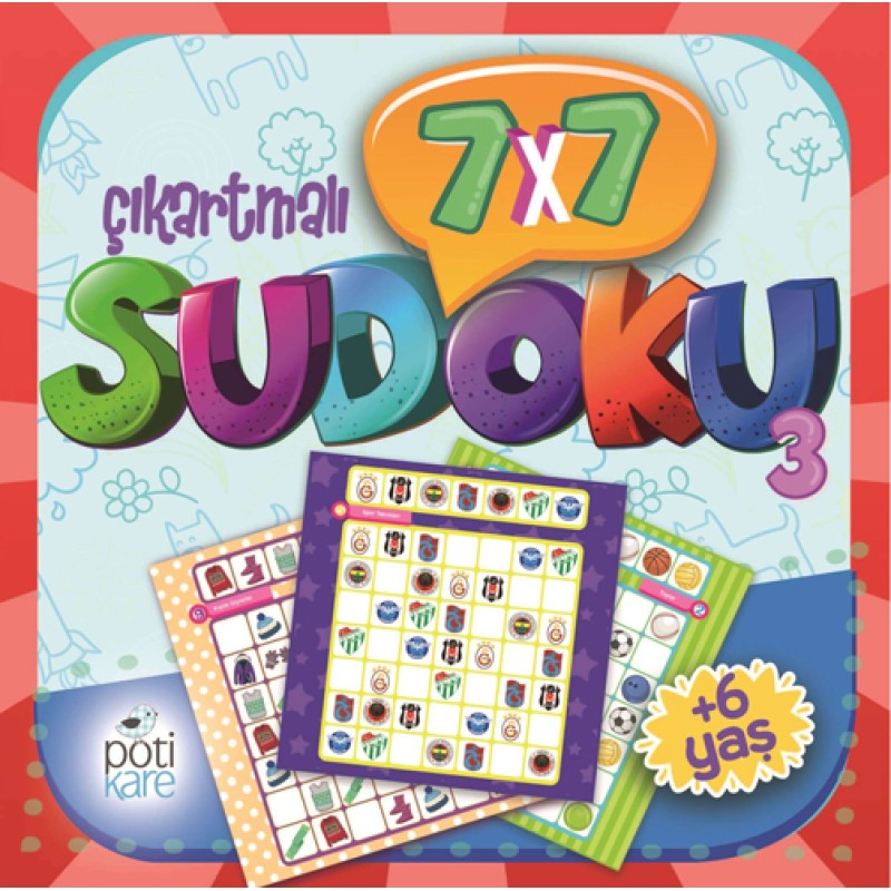 7X7 Çıkartmalı Sudoku - 3 7X7 Çıkartmalı Sudoku - 3