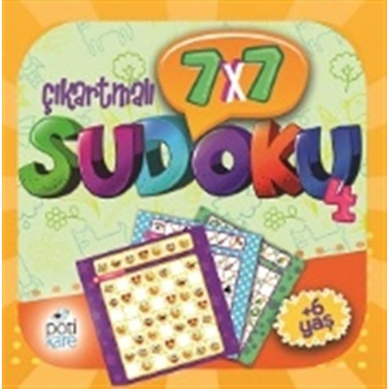 7x7 Çıkartmalı Sudoku - 4 7x7 Çıkartmalı Sudoku - 4