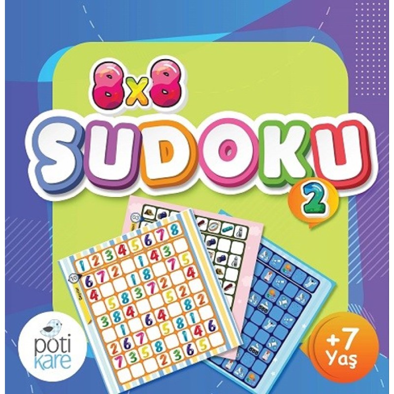 8x8 Çıkartmalı Sudoku - 2 8x8 Çıkartmalı Sudoku - 2