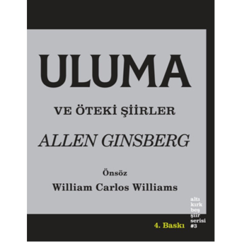 Uluma ve Öteki Şiirler