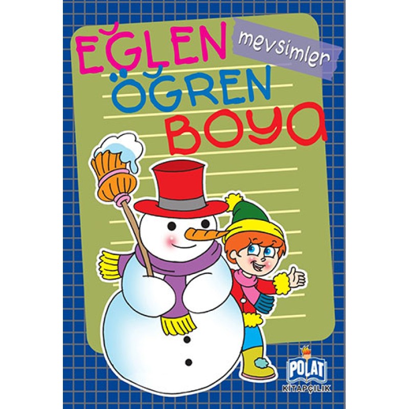 Eğlen Öğren Boya - Mevsimler Eğlen Öğren Boya - Mevsimler