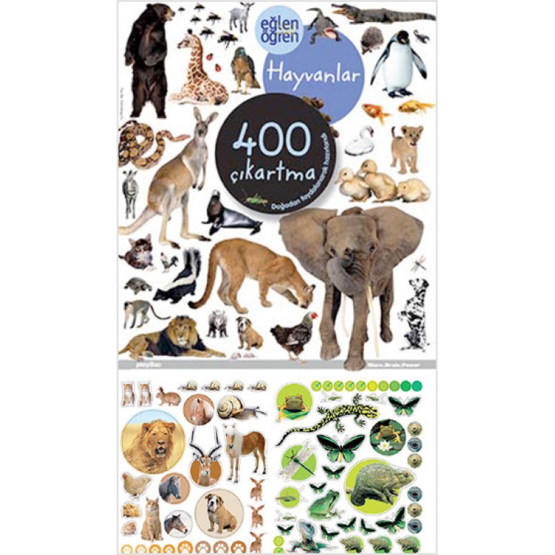 Eğlen Öğren Hayvanlar 400 Çıkartma Eğlen Öğren Hayvanlar 400 Çıkartma