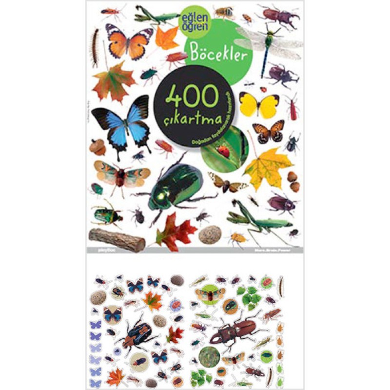 Eğlen Öğren Böcekler 400 Çıkartma Eğlen Öğren Böcekler 400 Çıkartma