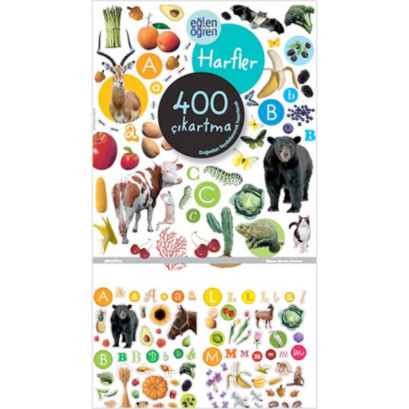 Eğlen Öğren Harfler 400 Çıkartma Eğlen Öğren Harfler 400 Çıkartma