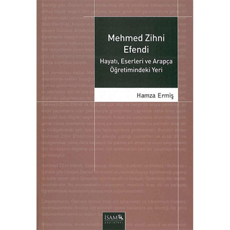 Mehmed Zihni Efendi Mehmed Zihni Efendi