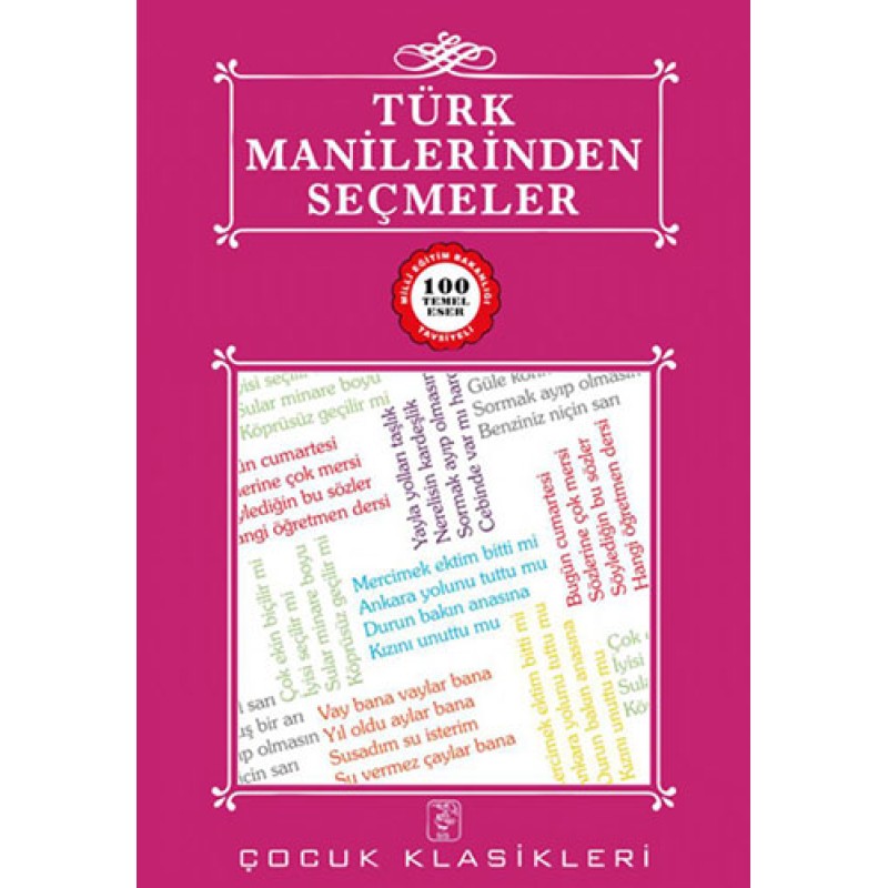 Türk Manilerinden Seçmeler Türk Manilerinden Seçmeler