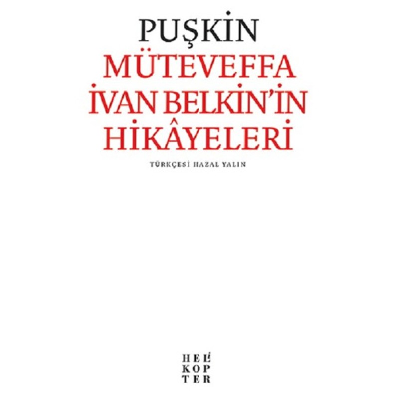 Müteveffa İvan Belkin'in Hikayeleri