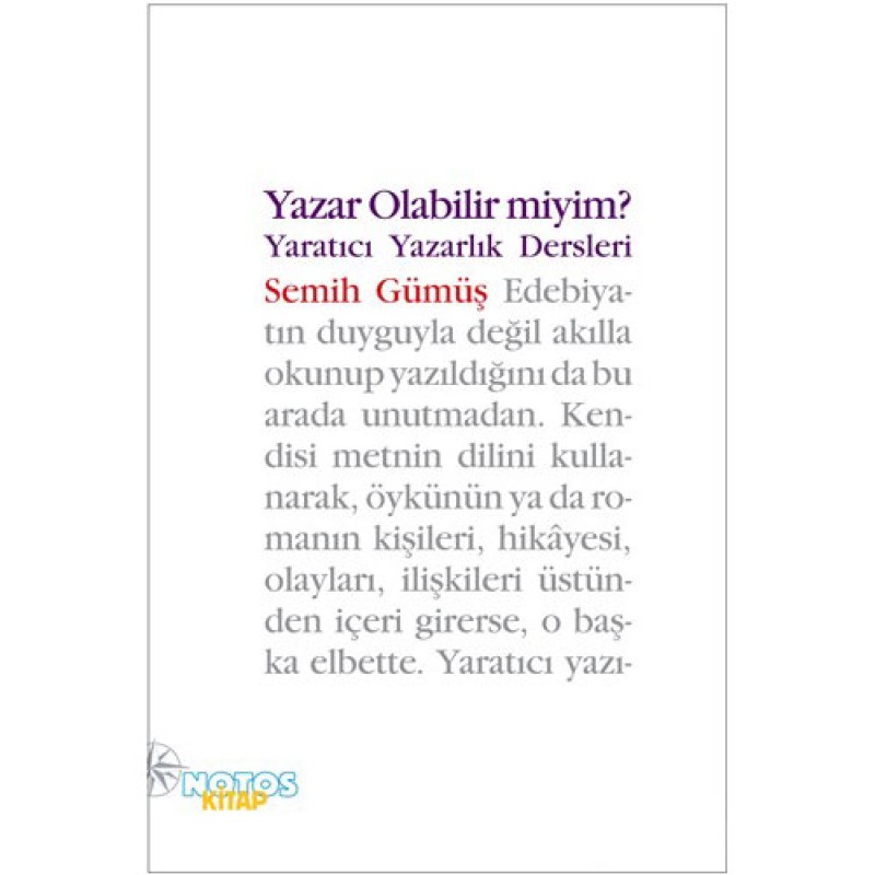 Yazar Olabilir miyim? Yazar Olabilir miyim?