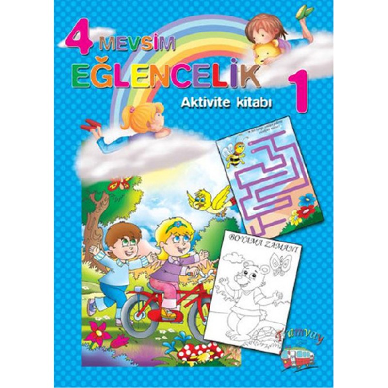 4 Mevsim Eğlencelik Aktivite Kitabı 1