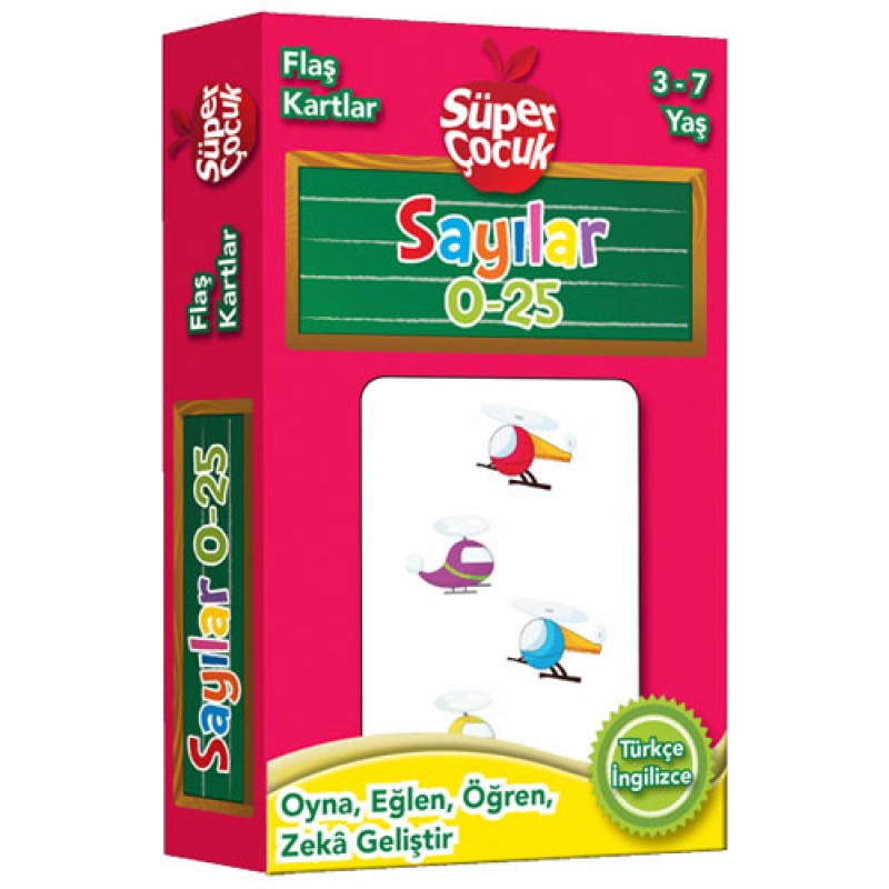 Flaş Kartlar - Sayılar 0-25