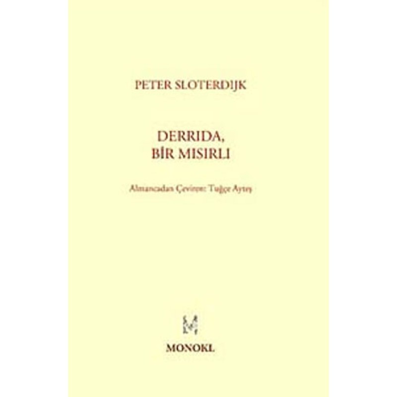 Derrida, Bir Mısırlı Derrida, Bir Mısırlı