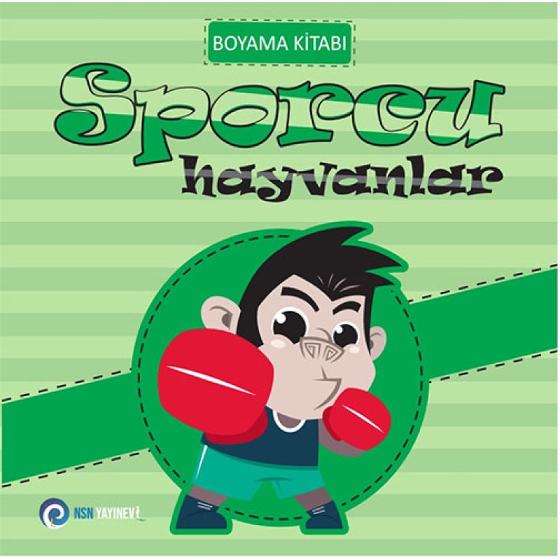 Sporcu Hayvanlar - Boyama Kitabı Sporcu Hayvanlar - Boyama Kitabı