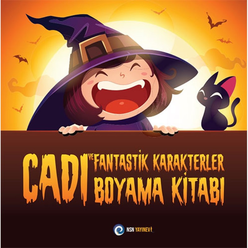 Cadı ve Fantastik Karakterler - Boyama Kitabı Cadı ve Fantastik Karakterler - Boyama Kitabı