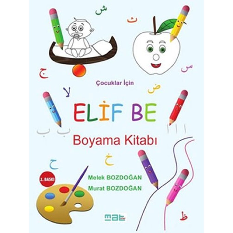 Çocuklar İçin Elif Be Boyama Kitabı