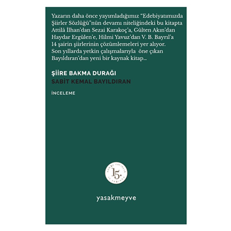 Şiire Bakma Durağı Şiire Bakma Durağı