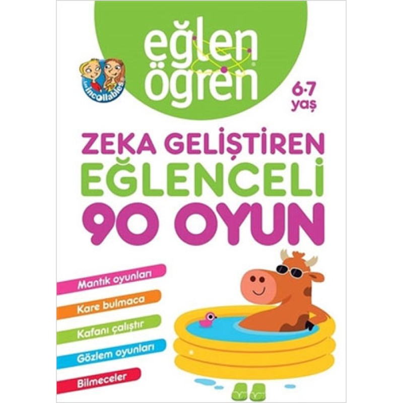 Eğlen Öğren - Zeka Geliştiren Eğlenceli 90 Oyun (6-7 Yaş)
