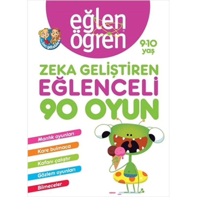 Eğlen Öğren 9-10 Yaş - Zeka Geliştiren Eğlenceli 90 Oyun Eğlen Öğren 9-10 Yaş - Zeka Geliştiren Eğlenceli 90 Oyun