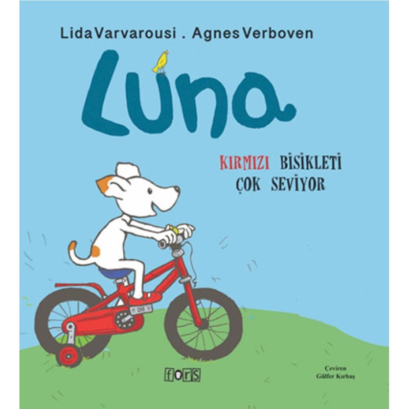 Luna Kırmızı Bisikleti Çok Seviyor