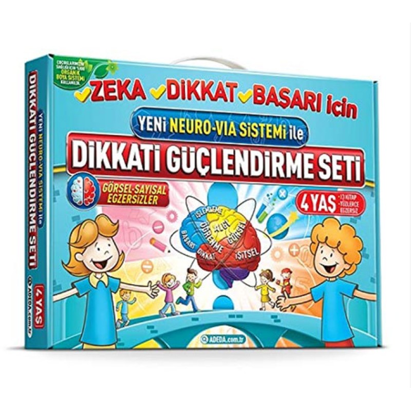 Dikkat Güçlendirme Seti Neuro-Via Sistemi (4 Yaş) Dikkat Güçlendirme Seti Neuro-Via Sistemi (4 Yaş)
