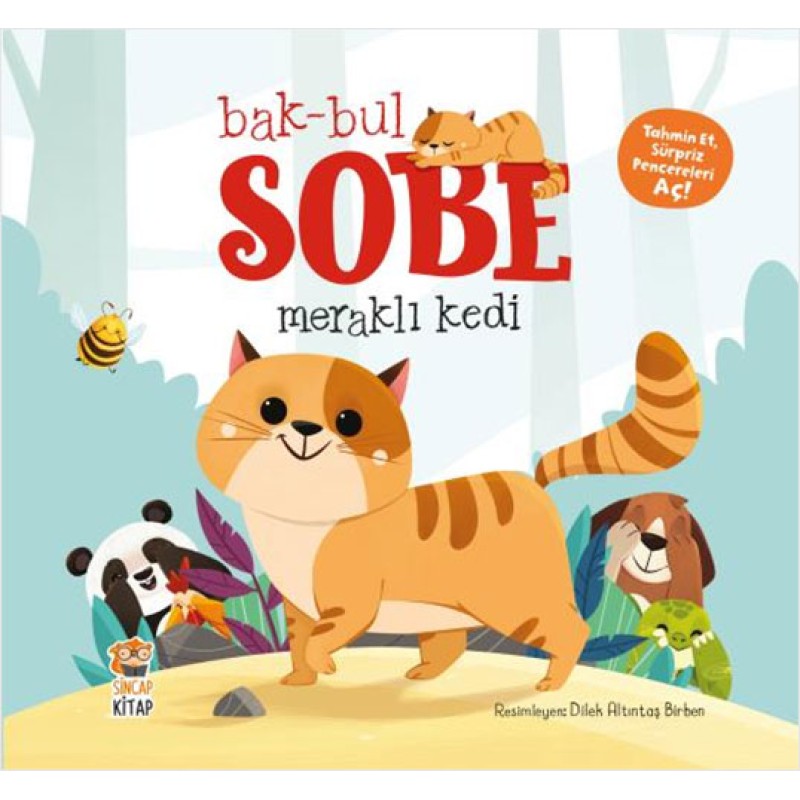 Bak-Bul Sobe - Meraklı Kedi (Ciltli) Bak-Bul Sobe - Meraklı Kedi (Ciltli)