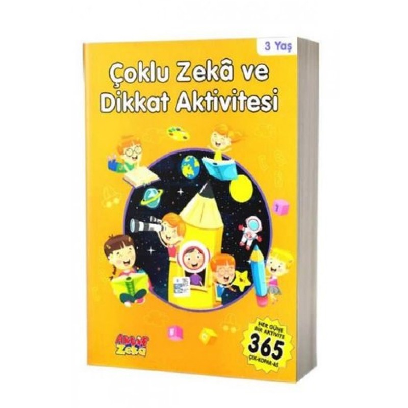 Çoklu Zeka ve Dikkat Aktivitesi 3 Yaş - Turuncu Kitap Çoklu Zeka ve Dikkat Aktivitesi 3 Yaş - Turuncu Kitap