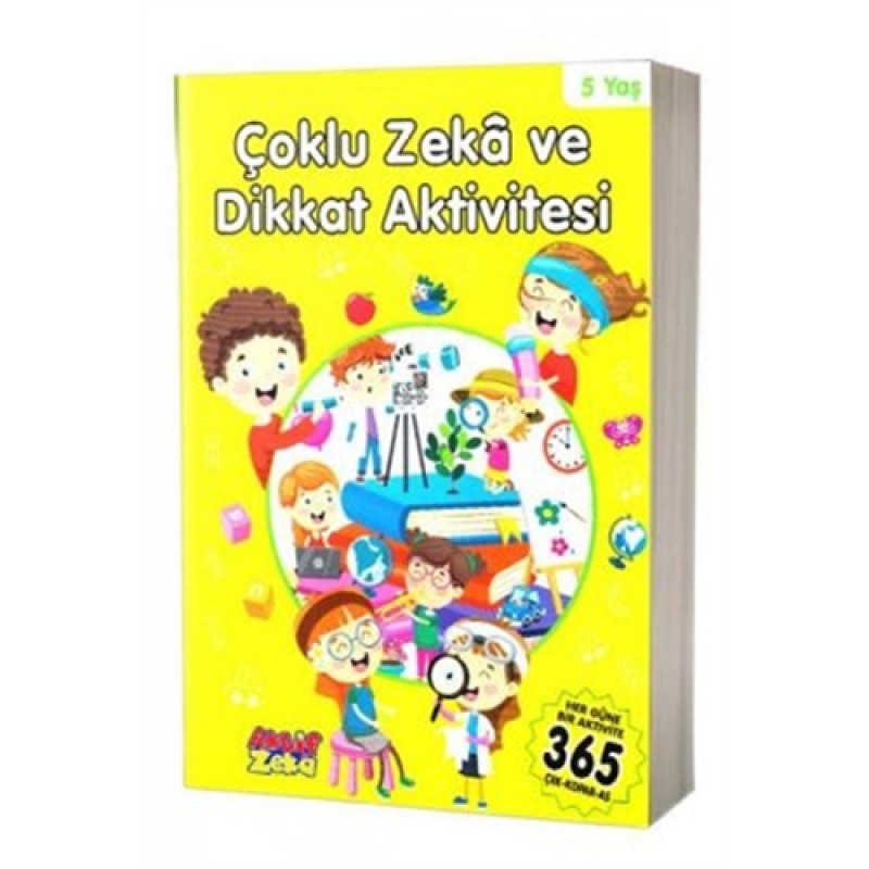 Çoklu Zeka ve Dikkat Aktivitesi 5 Yaş - Sarı Kitap Çoklu Zeka ve Dikkat Aktivitesi 5 Yaş - Sarı Kitap