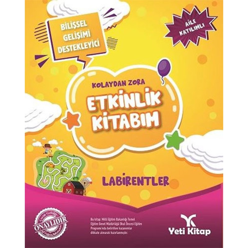 Kolaydan Zora Etkinlik Kitabım - Labirentler Kolaydan Zora Etkinlik Kitabım - Labirentler