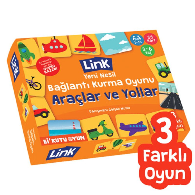 Link Bağlantı Kurma Oyunu - Araçlar ve Yollar