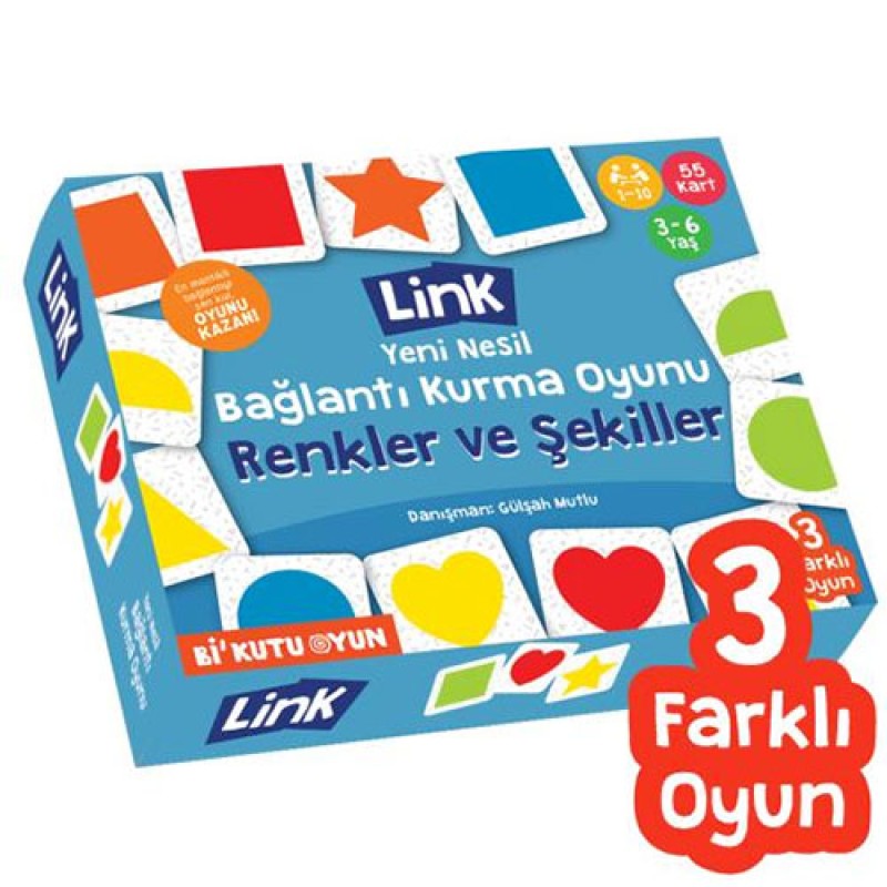 Link Yeni Nesil Bağlantı Kurma Oyunu - Renkler ve Şekiller Link Yeni Nesil Bağlantı Kurma Oyunu - Renkler ve Şekiller
