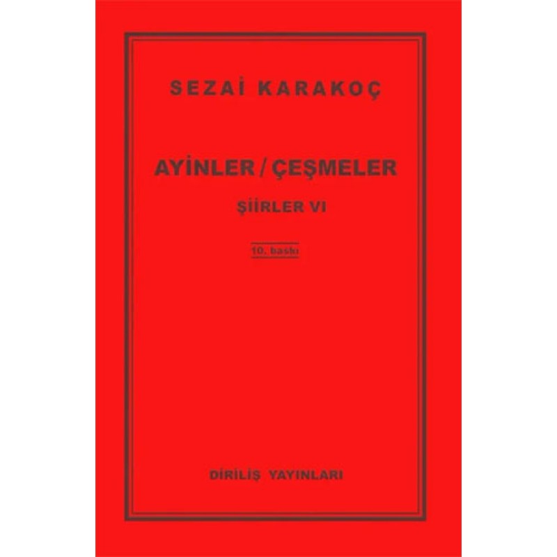 Ayinler / Çeşmeler Ayinler / Çeşmeler