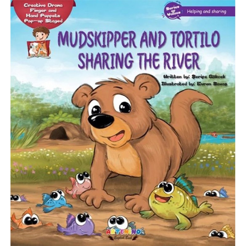 Mudskipper and Tortilo Sharing The River Mudskipper and Tortilo Sharing The River