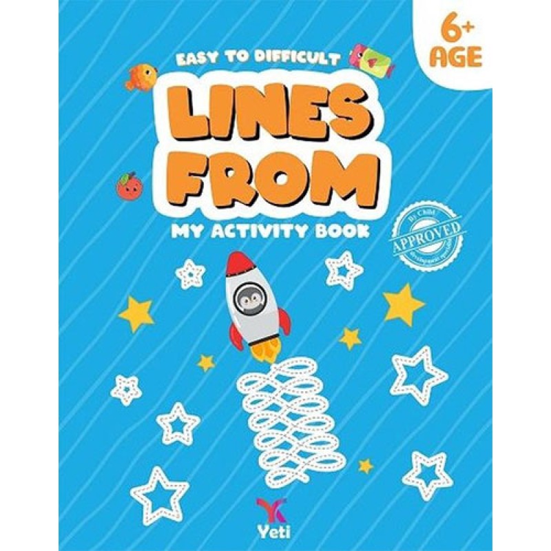 Easy to Difficult Lines From - My Activity Book 6+ Age Easy to Difficult Lines From - My Activity Book 6+ Age