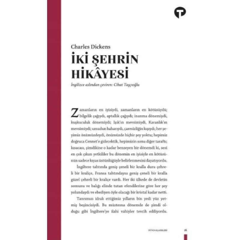 İki Şehrin Hikayesi İki Şehrin Hikayesi