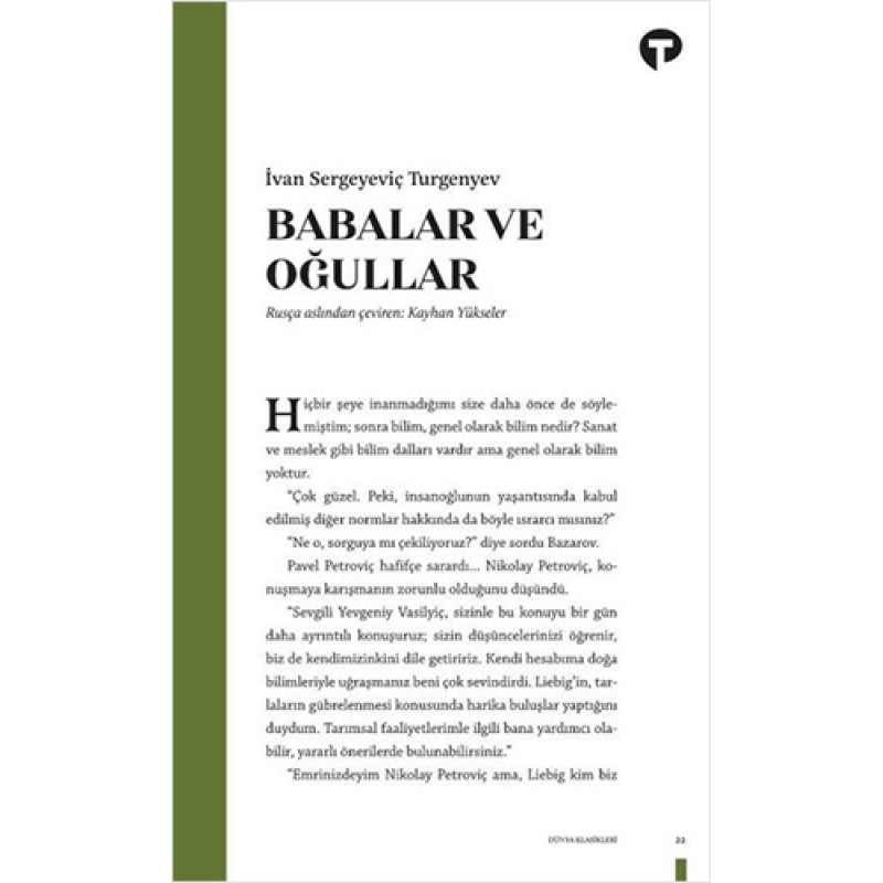 Babalar ve Oğullar Babalar ve Oğullar
