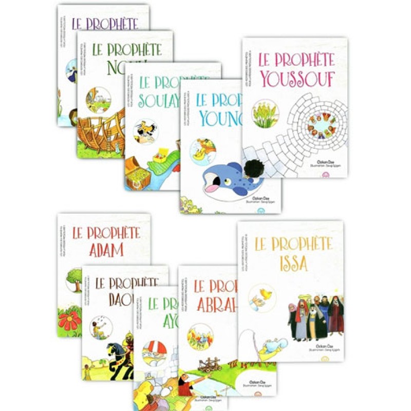 Peygamber Hikayeleri 10 Kitap Set - Fransızca
