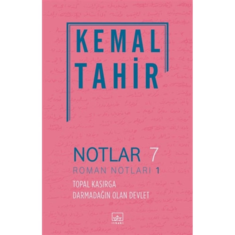 Notlar 7 - Roman Notları 1 Notlar 7 - Roman Notları 1