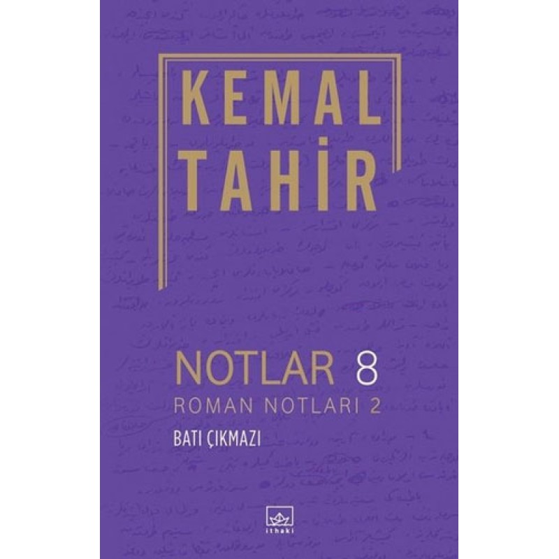 Notlar 8 - Roman Notları 2 Notlar 8 - Roman Notları 2