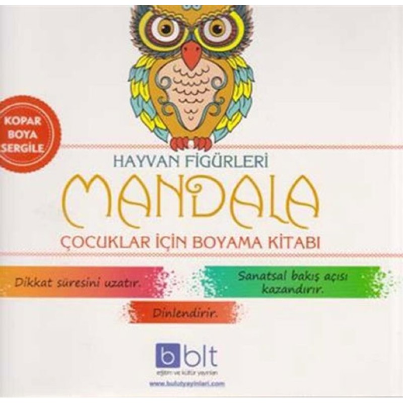 Hayvan Figürleri - Mandala Çocuklar İçin Boyama Kitabı Hayvan Figürleri - Mandala Çocuklar İçin Boyama Kitabı