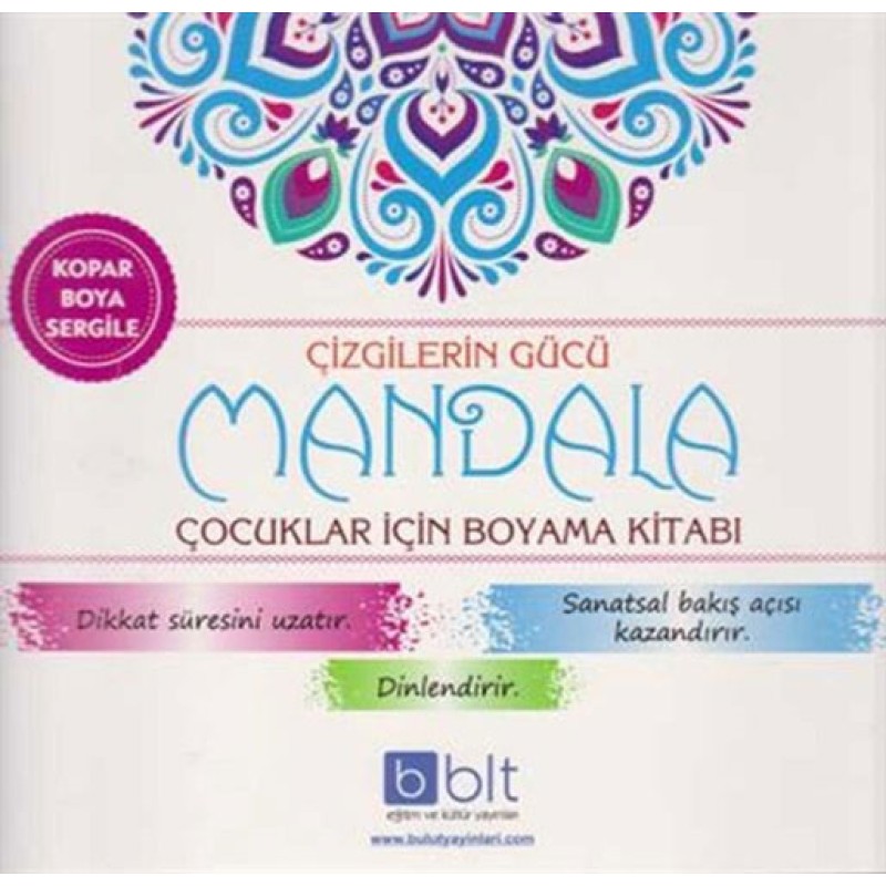 Çizgilerin Gücü - Mandala Çocuklar İçin Boyama Kitabı Çizgilerin Gücü - Mandala Çocuklar İçin Boyama Kitabı