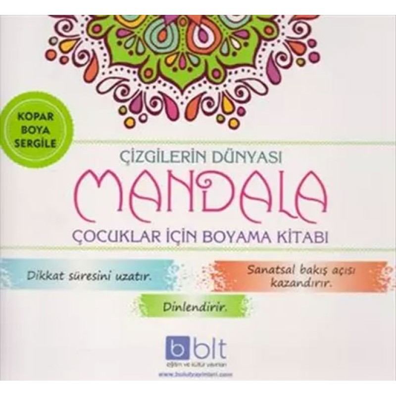 Çizgilerin Dünyası Mandala - Çocuklar İçin Boyama Kitabı Çizgilerin Dünyası Mandala - Çocuklar İçin Boyama Kitabı
