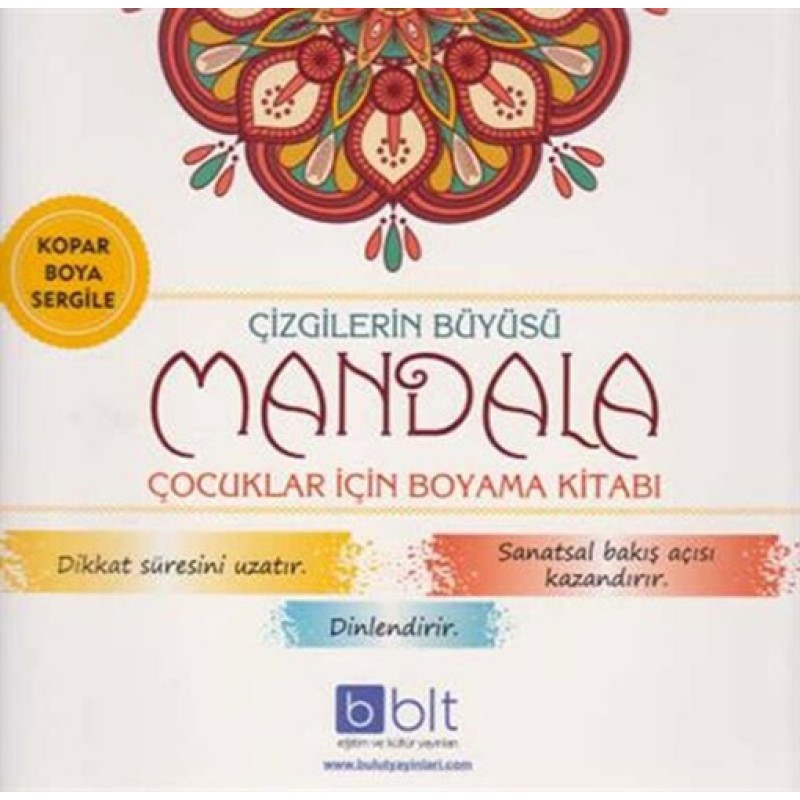 Çizgilerin Büyüsü - Mandala Çocuklar İçin Boyama Kitabı Çizgilerin Büyüsü - Mandala Çocuklar İçin Boyama Kitabı