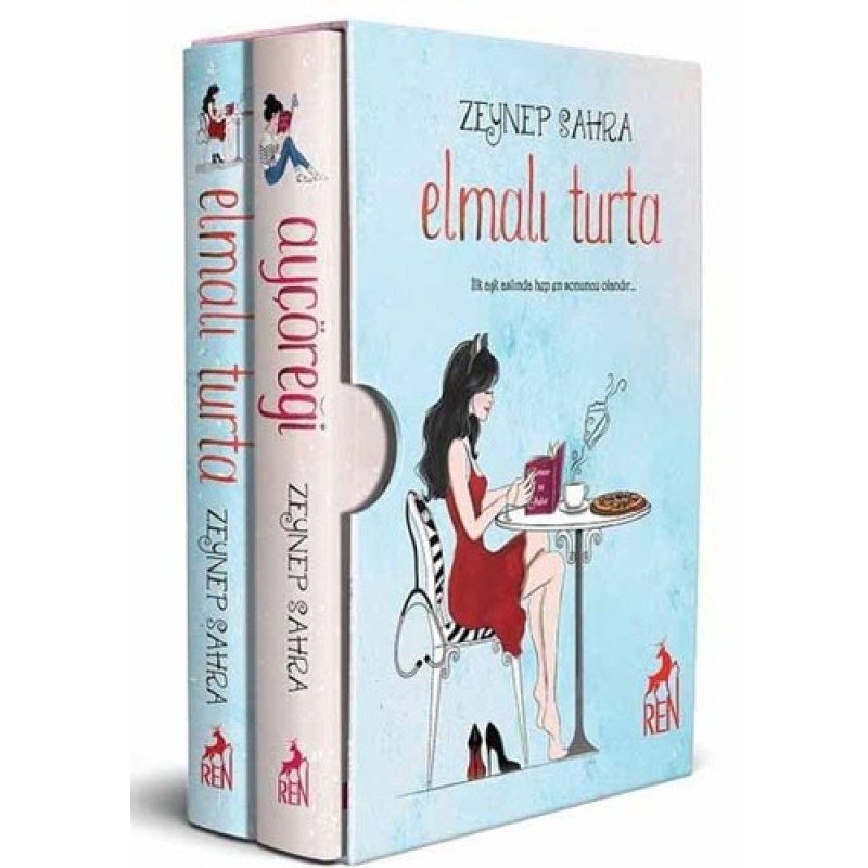 Ayçöreği - Elmalı Turta Set (İmzalı - Ciltli) Ayçöreği - Elmalı Turta Set (İmzalı - Ciltli)