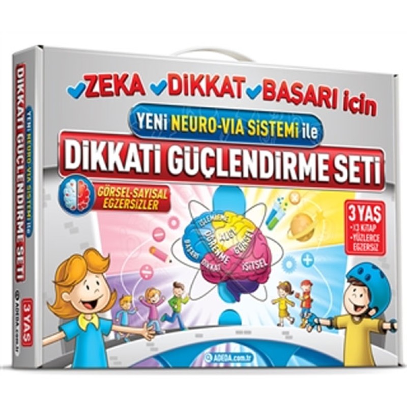 Dikkati Güçlendirme Seti (3 Yaş) (Yeni Neuro-Via Sistemi ile) Dikkati Güçlendirme Seti (3 Yaş) (Yeni Neuro-Via Sistemi ile)