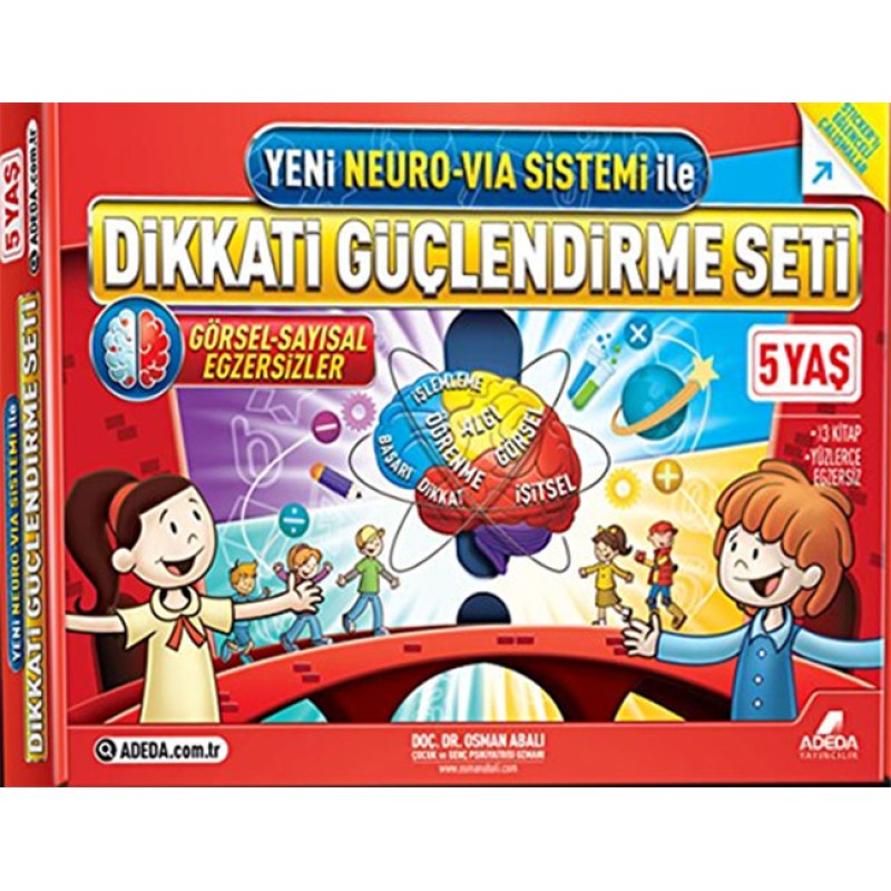 Yeni Neuro-Via Sistemi ile Dikkati Güçlendirme Seti 5 Yaş